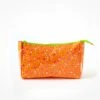 Petite Trousse De Toilette Peace And Love Orange