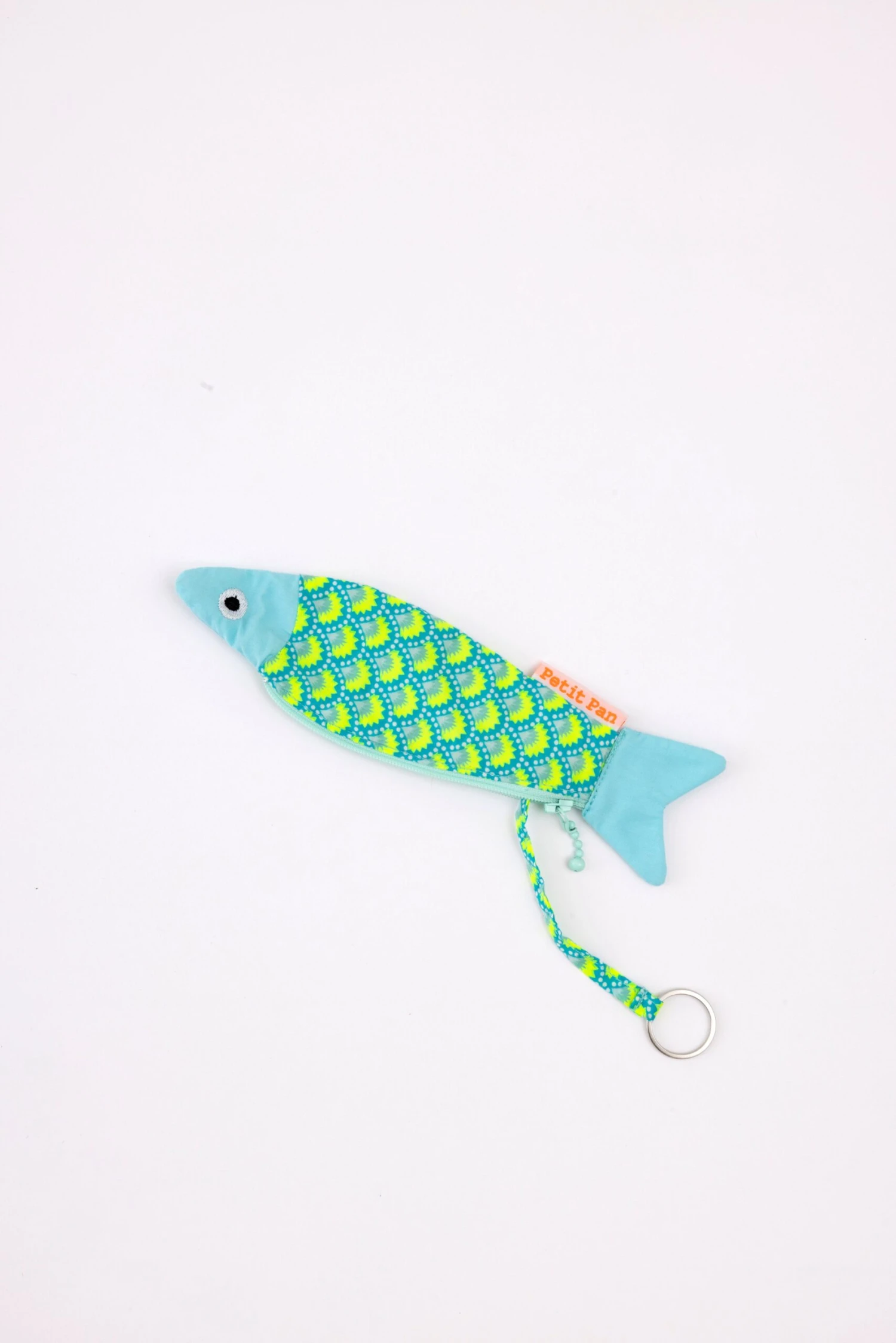 Porte-clé Poisson Wasabi Bleu Aruba 1 Porte-clé Poisson Wasabi Bleu Aruba