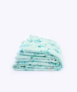 Grand Plaid Folksy Bleu Opalin