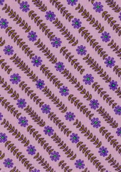 Tissu Coton Popeline Daya Bois De Rose