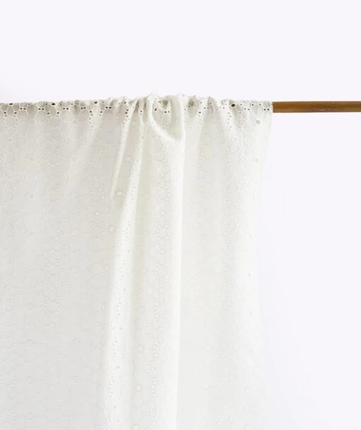 Broderie Fleurs Blanc 5 -Petit Pan Soldes Magasin BRO FLE WH007 1