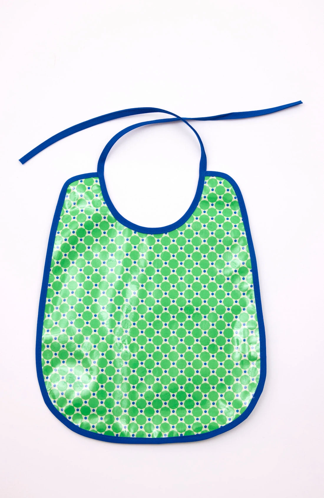 Bavoir Coton Enduit Mimoun Vert 1 Bavoir Coton Enduit Mimoun Vert