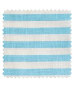 Cotonnade Rayure L Bleu