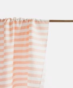 Cotonnade Rayure L Melon -Petit Pan Soldes Magasin CRT RYL OR004 1