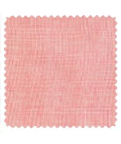 Cotonnade Rayure Fil à Fil Rouge