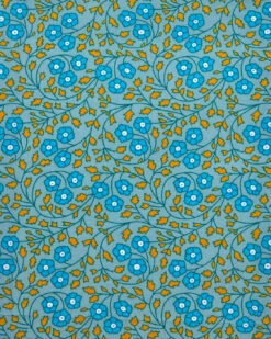 Toile Cirée Aziza Gris Bleuté