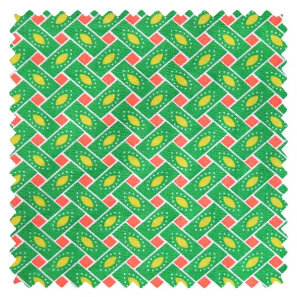 Coupon Toile Cirée Citrus Vert 1 Coupon Toile Cirée Citrus Vert