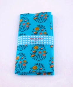 Coupon Toile Cirée Shalin Turquoise