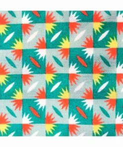 Toile Cirée Sunset émeraude