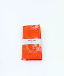 Coupon Coton Enduit Folksy Tangerine