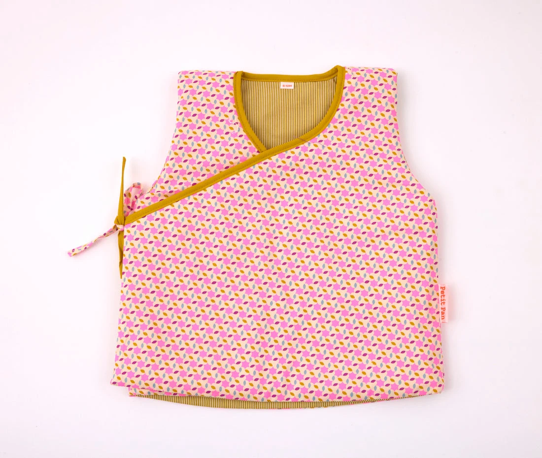 Gilet Bébé Moussem Rose 1 Gilet Bébé Moussem Rose