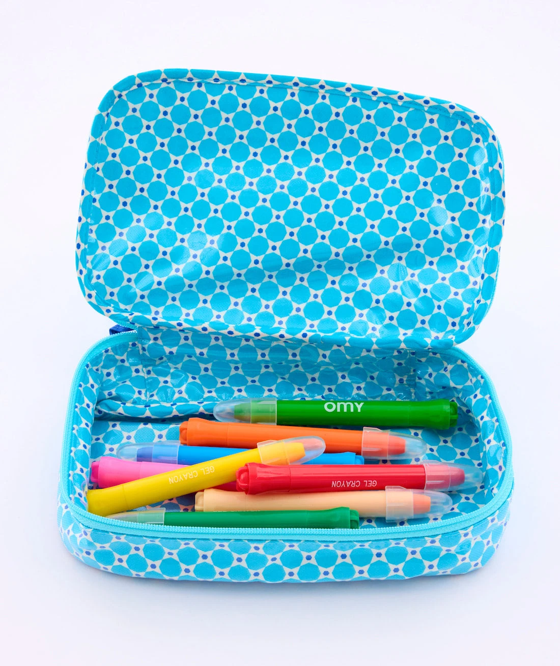Grande Trousse à Crayons Mimoun Bleu 3 Grande Trousse à Crayons Mimoun Bleu – Image 3