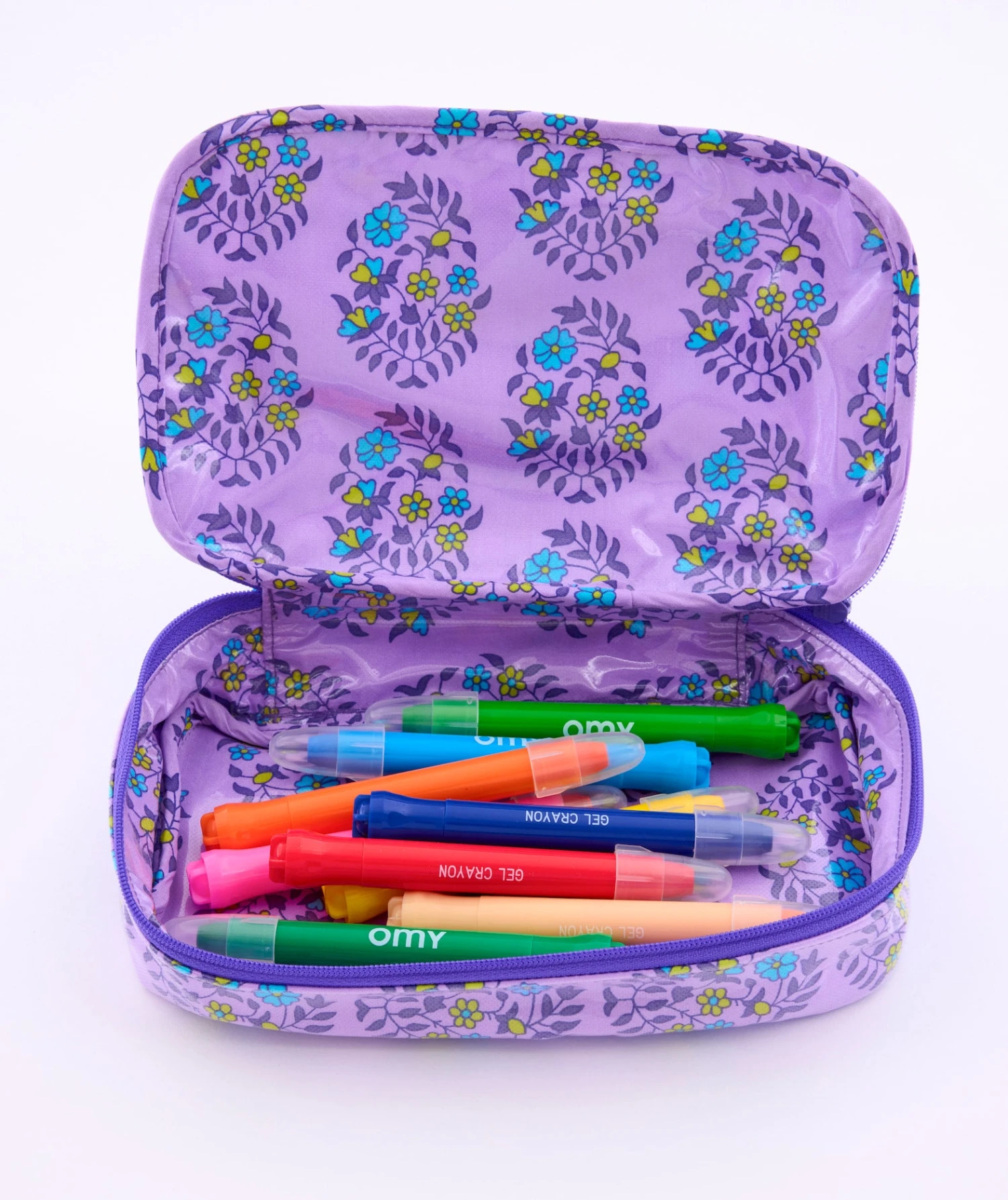 Grande Trousse à Crayons Shalin Lilas 3 Grande Trousse à Crayons Shalin Lilas – Image 3