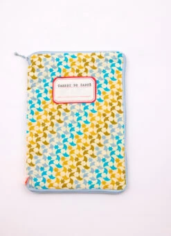 Housse Carnet De Santé Zellige Bleu