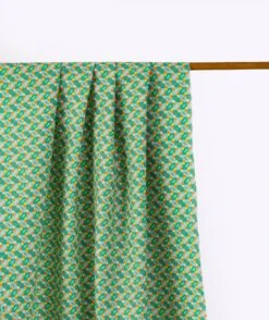 Tissu Coton Popeline Sunset Émeraude