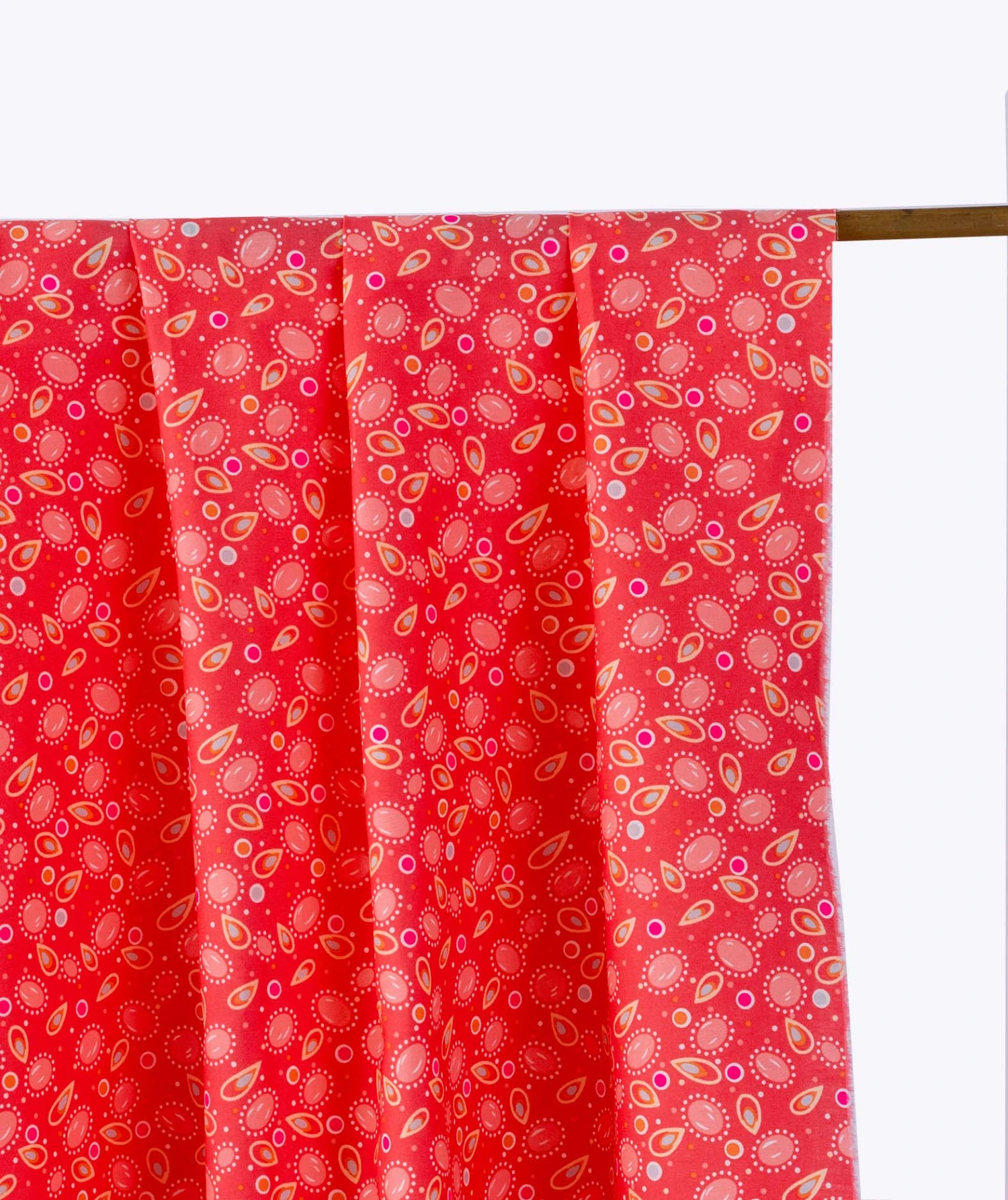 Coton Imprimé Tsigane Rose Indien 1 Coton Imprimé Tsigane Rose Indien