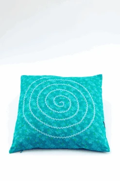 Coussin Carré Spirale 50X50 Hanako Menthe