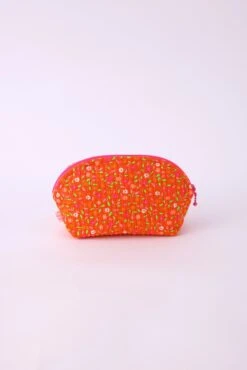 Trousse Coquille Peace And Love Tangerine