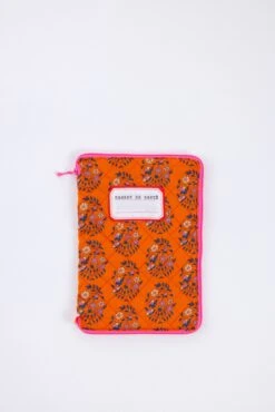 Housse Carnet De Santé Shalin Orange
