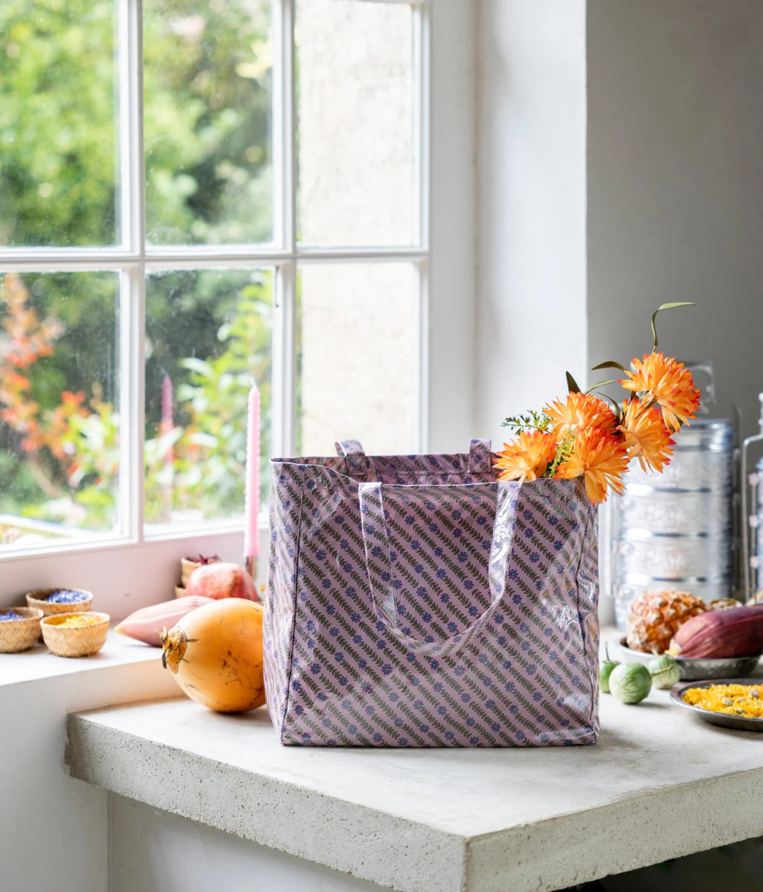 Cabas M Daya Bois De Rose 2 Cabas M Daya Bois De Rose – Image 2