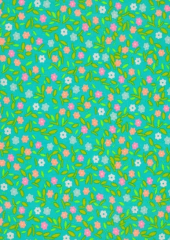 Toile Cirée Peace And Love Azur