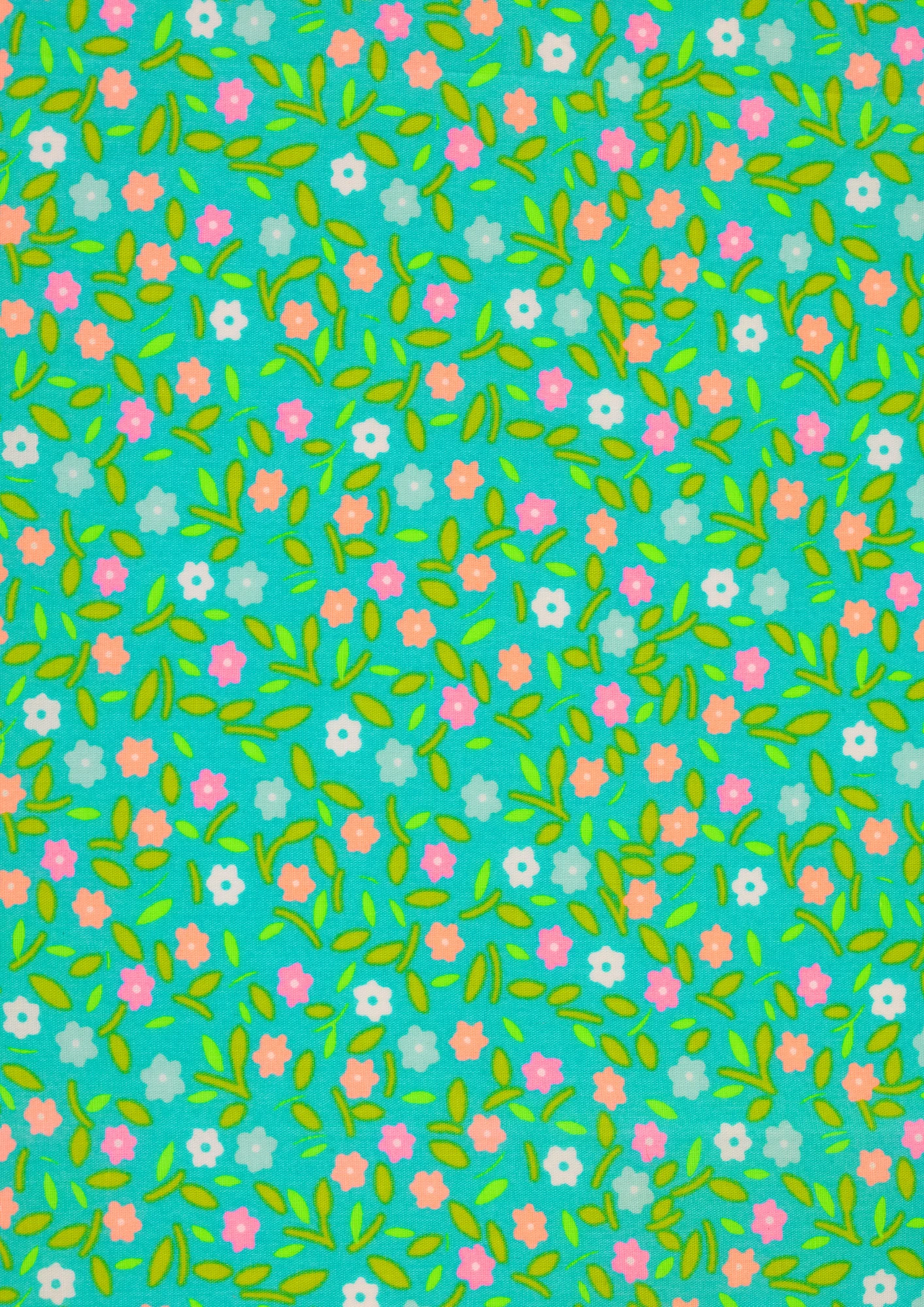 Toile Cirée Peace And Love Azur 1 Toile Cirée Peace And Love Azur