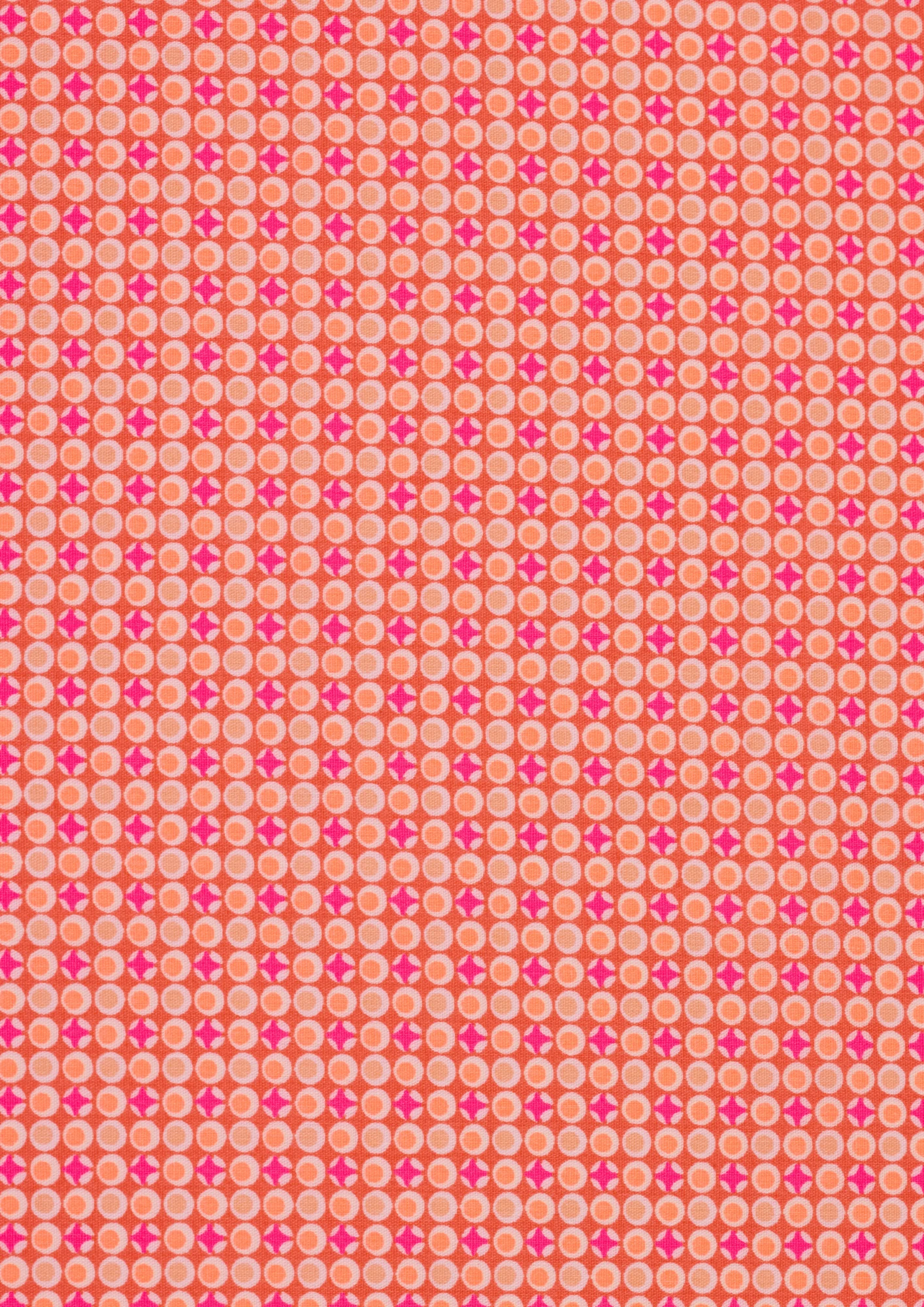 Toile Cirée Django Tangerine 1 Toile Cirée Django Tangerine