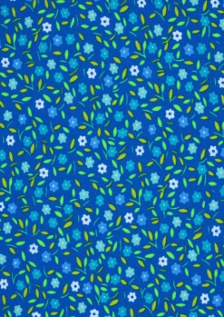 Toile Cirée Peace And Love Outremer