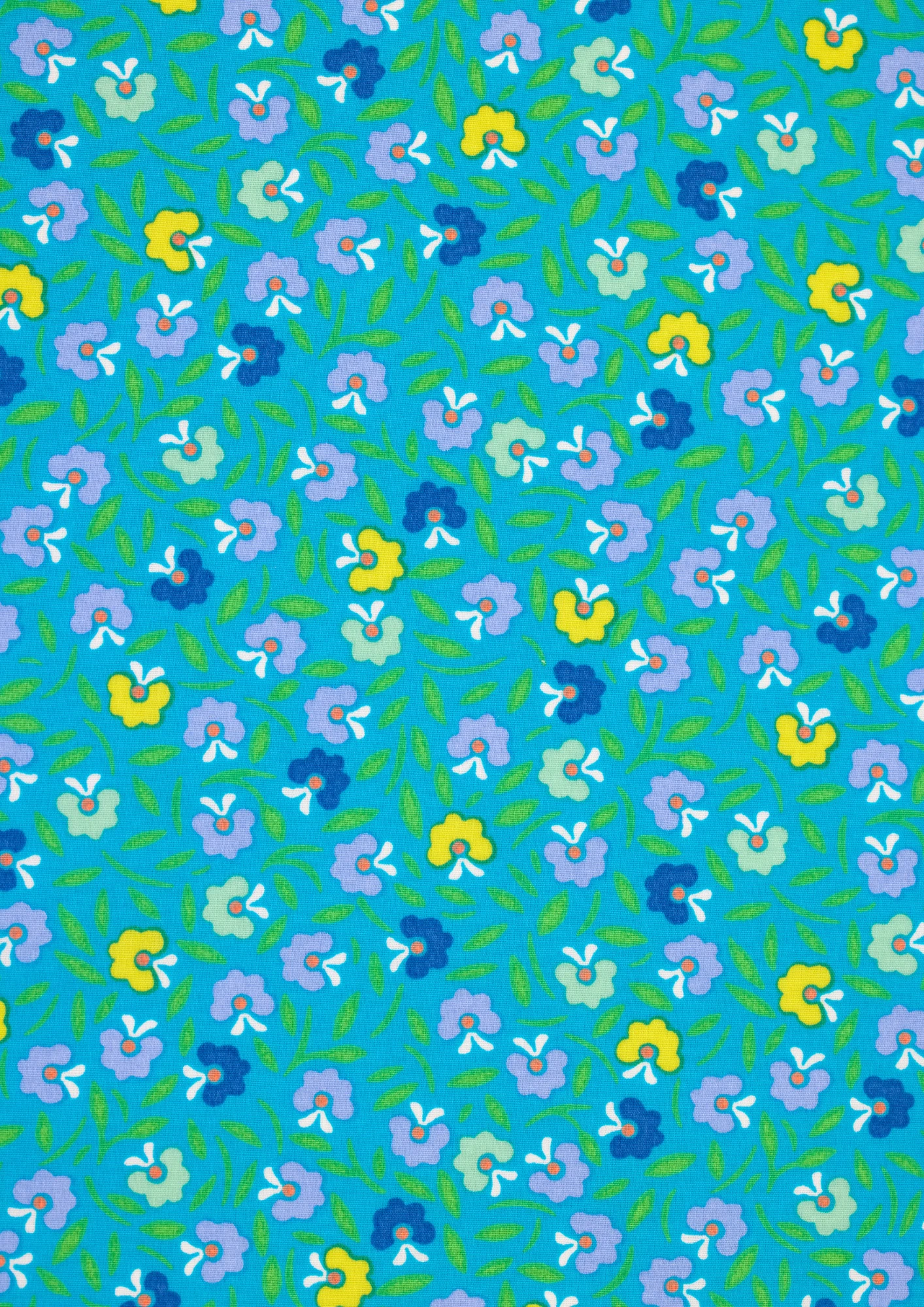 Toile Cirée Pétunia Bleu Vif 1 Toile Cirée Pétunia Bleu Vif