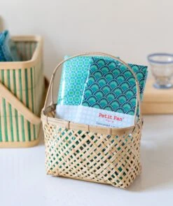 Coupon Coton Enduit Wasabi émeraude