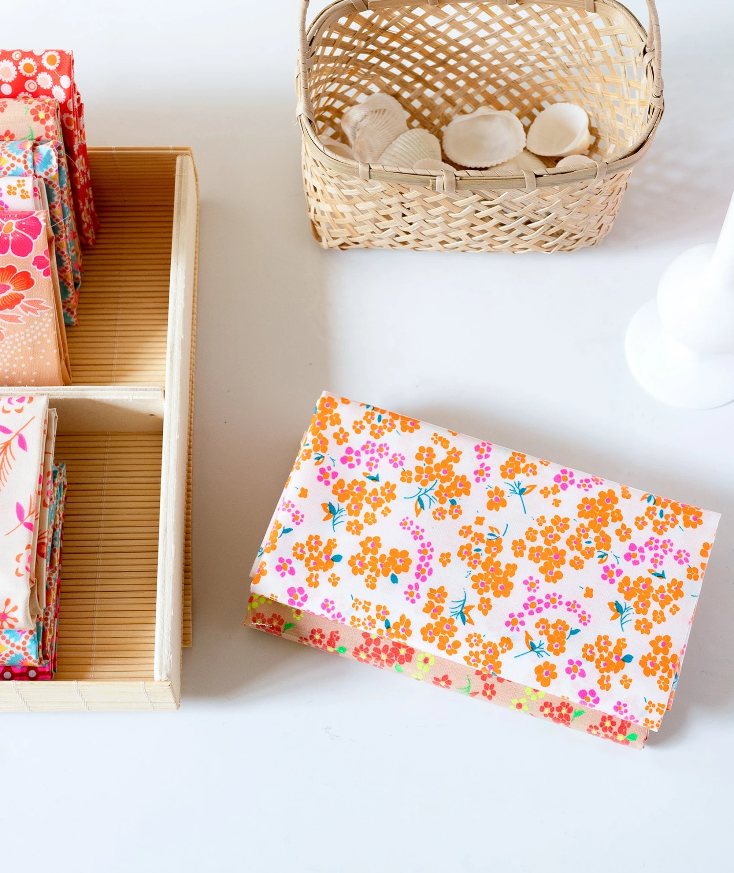 Coupon Toile Cirée Hanako Blanc 2 Coupon Toile Cirée Hanako Blanc – Image 2