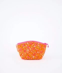 Petit Porte-monnaie Peace And Love Tangerine