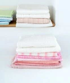 Cotonnade Carreaux Rose