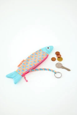 Porte-clé Poisson Wasabi Blanc