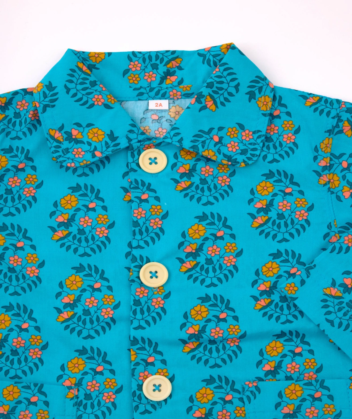 Pyjama Shalin Turquoise 2 Pyjama Shalin Turquoise – Image 2