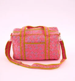 Sac Maman Aziza -Petit Pan Soldes Magasin Sac maman matelasse Aziza rose 640 280 539