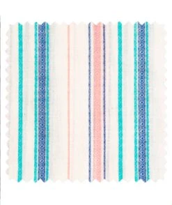 Voile De Coton Rayure M