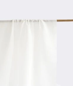 Voile De Coton Rayure S Blanc écume