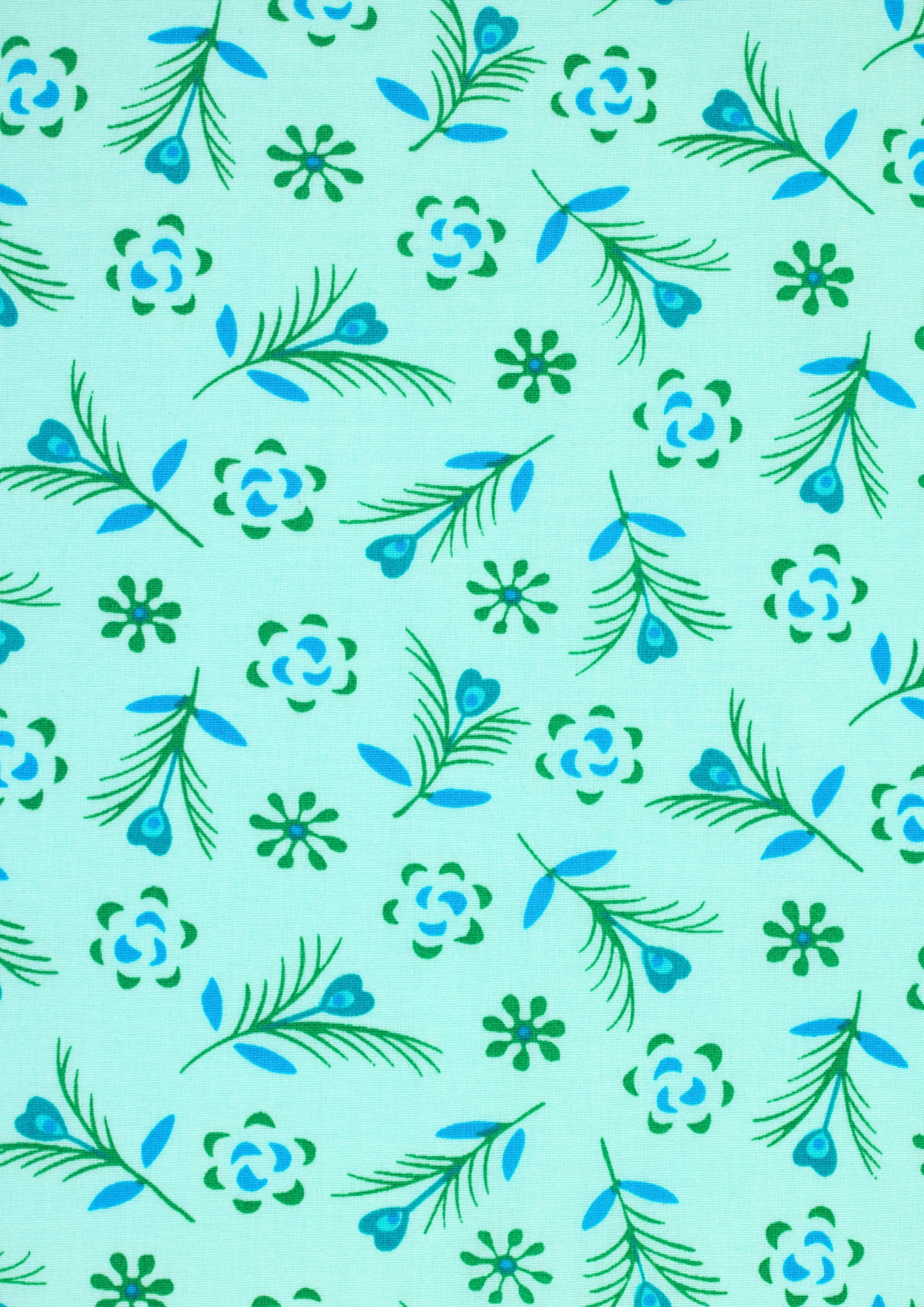 Toile Cirée Gitane Bleu Opalin 1 Toile Cirée Gitane Bleu Opalin