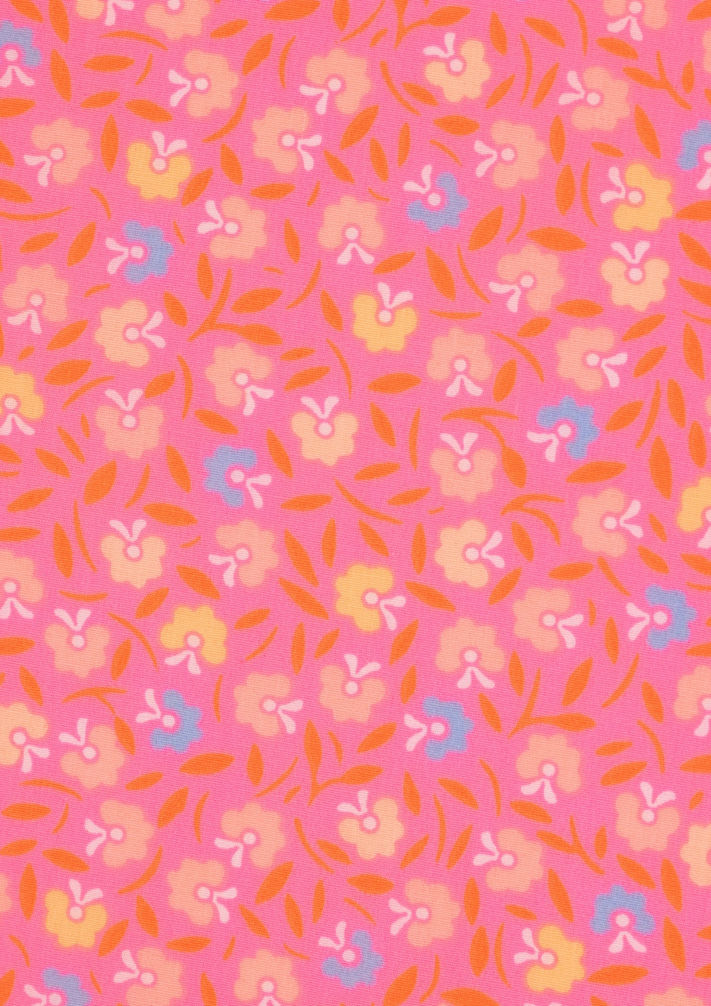 Tissu Coton Popeline Pétunia 1 Tissu Coton Popeline Pétunia