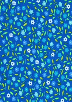 Tissu Coton Popeline Peace And Love