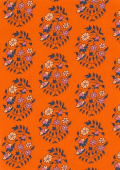 Toile Cirée Shalin Orange