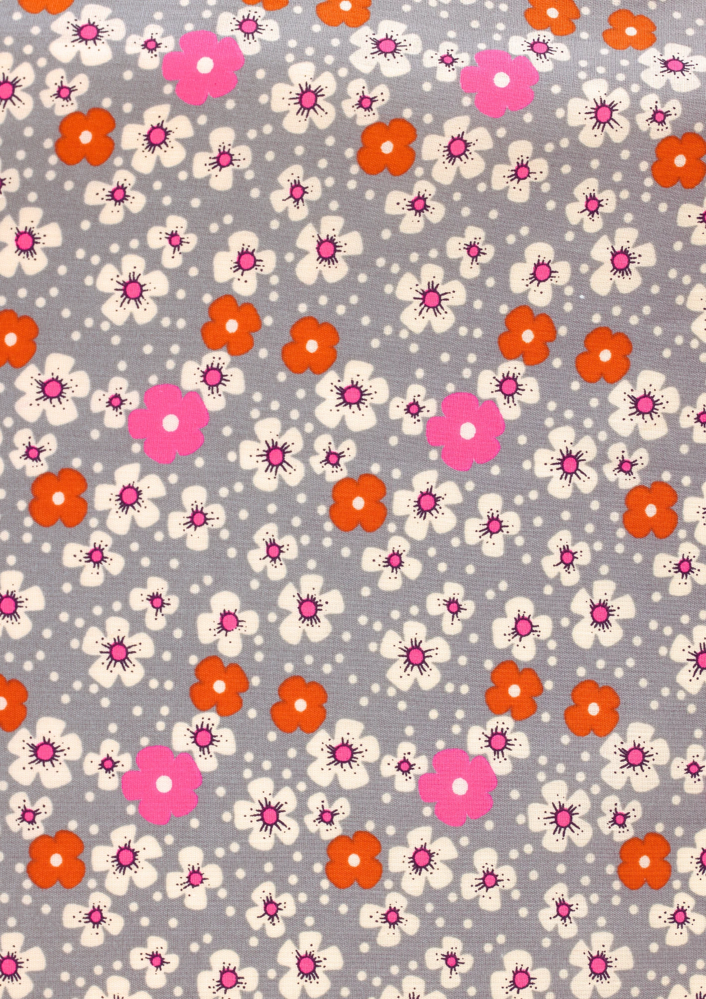 Tissu Coton Popeline Fleurs Des Îles 1 Tissu Coton Popeline Fleurs Des Îles