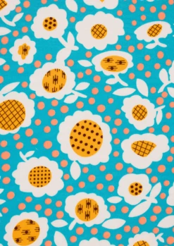 Tissu Coton Popeline Pilipili Azur